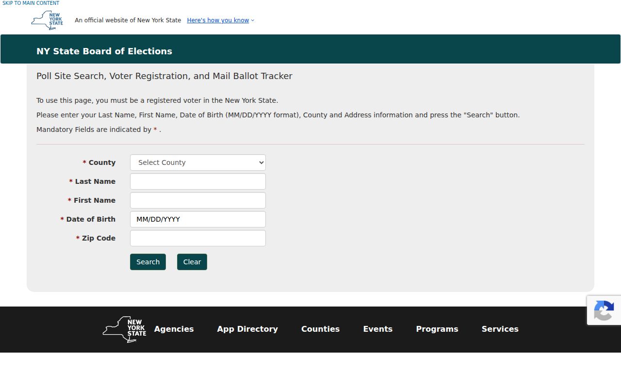 Guilderland residents directory New York voter lookup form